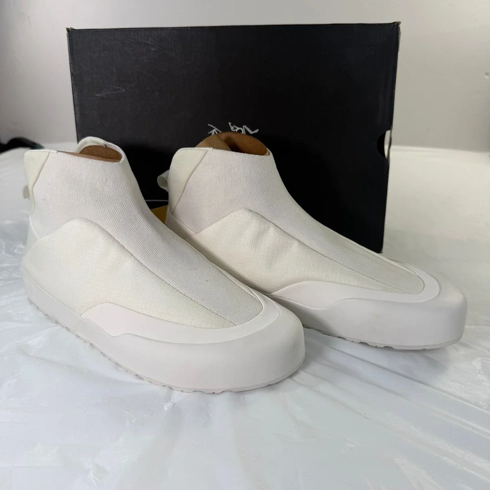 Arcteryx Kragg Insulated M White Slip On Vibram Shoes L08522400 Mens 12.5